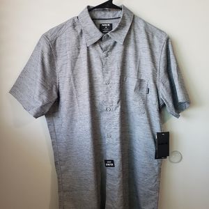 Hurley Nike Dri Fit Stretch Button Down